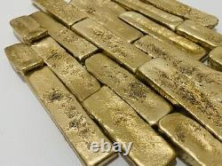 2000 Grams Scrap Gold Bar For Gold Recovery Melted Different Computer Coins Pins