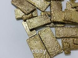2000 Grams Scrap Gold Bar For Gold Recovery Melted Different Computer Coins Pins