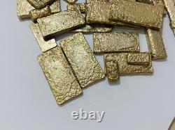 2000 Grams Scrap Gold Bar For Gold Recovery Melted Different Computer Coins Pins