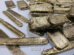 2000 Grams Scrap Gold Bar For Gold Recovery Melted Different Computer Coins Pins