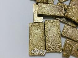 2000 Grams Scrap Gold Bar For Gold Recovery Melted Different Computer Coins Pins