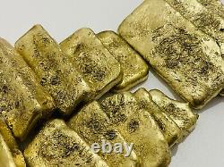 2000 Grams Scrap Gold Bar For Gold Recovery Melted Different Computer Coins Pins