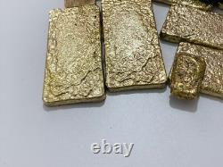 2000 Grams Scrap Gold Bar For Gold Recovery Melted Different Computer Coins Pins