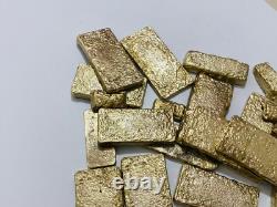 2000 Grams Scrap Gold Bar For Gold Recovery Melted Different Computer Coins Pins
