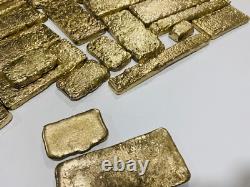 2000 Grams Scrap Gold Bar For Gold Recovery Melted Different Computer Coins Pins