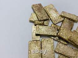 2000 Grams Scrap Gold Bar For Gold Recovery Melted Different Computer Coins Pins