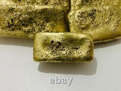 2000 Grams Scrap Gold Bar For Gold Recovery Melted Different Computer Coins Pins