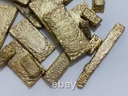 2000 Grams Scrap Gold Bar For Gold Recovery Melted Different Computer Coins Pins