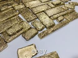 2000 Grams Scrap Gold Bar For Gold Recovery Melted Different Computer Coins Pins