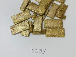 2000 Grams Scrap Gold Bar For Gold Recovery Melted Different Computer Coins Pins