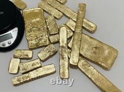 2000 Grams Scrap Gold Bar For Gold Recovery Melted Different Computer Coins Pins