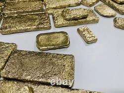 2000 Grams Scrap Gold Bar For Gold Recovery Melted Different Computer Coins Pins