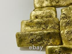 2000 Grams Scrap Gold Bar For Gold Recovery Melted Different Computer Coins Pins