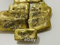 2000 Grams Scrap Gold Bar For Gold Recovery Melted Different Computer Coins Pins