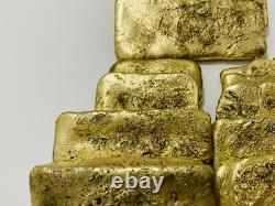 2000 Grams Scrap Gold Bar For Gold Recovery Melted Different Computer Coins Pins