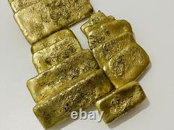 2000 Grams Scrap Gold Bar For Gold Recovery Melted Different Computer Coins Pins