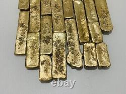 2000 Grams Scrap Gold Bar For Gold Recovery Melted Different Computer Coins Pins