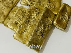 2000 Grams Scrap Gold Bar For Gold Recovery Melted Different Computer Coins Pins