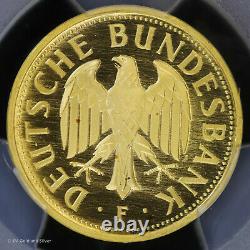 2001 F Germany Proof Gold Deutsche Mark PCGS PR 69 DCAM Deep Cameo