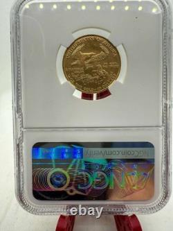 2003 $10 1/4 oz Gold Eagle NGC MS70 Perfect Grade Low Population