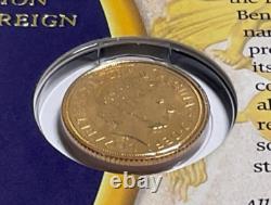 2006 Great Britain 1/2 Sovereign Gold Coin, 3.99 grams, 0.9167 Fine, 0.1176 AGW