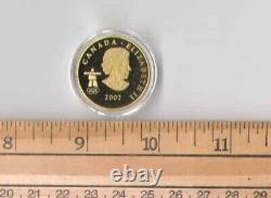 2007 $75 Gold Coin Royal Canadian Mounted Police Proof 12 grams 14 k gold