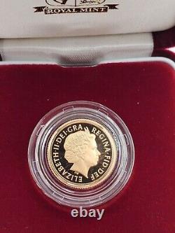 2007 United Kingdom Gold Proof Half-Sovereign (limited mintage #2707)