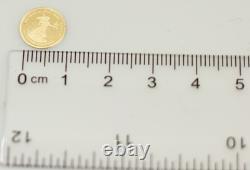 2007 Walking Liberty 100 years $1 Cook Islands 1/2 Gram. 9999 Fine Gold Coin