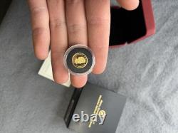 2008 $1 Fine Gold Coin Gold Louis 1.58 Grams Of. 9999 Fine Canadian Gold Royal
