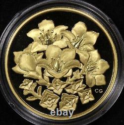 2008 $350 Gold Canada Purple Saxifrage in OGP. 99999 35 Grams 1.125 oz