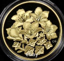2008 $350 Gold Canada Purple Saxifrage in OGP. 99999 35 Grams 1.235 Oz