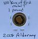 2008 Alderney 100 Years Of Ford Model T Gold Proof, 1.24 Grams Of. 999 Gold