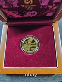 2008 Beijing Olympics Commemorative 10 grams 150 Yuan. 999 Gold Coin