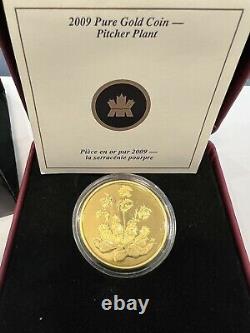 2009 Canada 1.125 oz $350 Pitcher Plant Proof Gold 35 Gram Coin. 99999 Fine