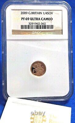 2009 Great Britain 1/4 SOV NGC PF 69 Ultra Cameo