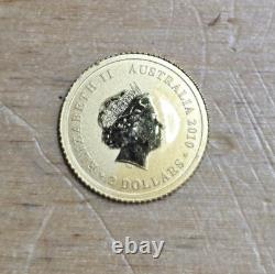 2010 Australia $2 Kangaroo. 9999 Gold 0.5 Grams BU+ (cn14767) 2010 Australia $2 Kangaroo. 9999 Gold 0.5 Grams BU+ (cn14767)