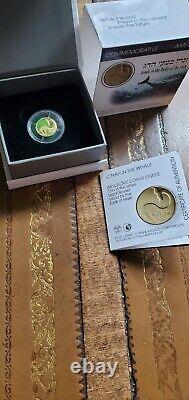 2010 Gold Proof 1/25oz Jonah In The Whale Biblical Coin 15th In The Series