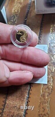 2010 Gold Proof 1/25oz Jonah In The Whale Biblical Coin 15th In The Series