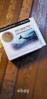 2010 Gold Proof 1/25oz Jonah In The Whale Biblical Coin 15th In The Series