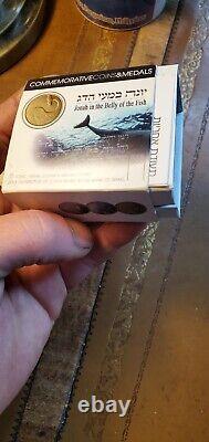 2010 Gold Proof 1/25oz Jonah In The Whale Biblical Coin 15th In The Series