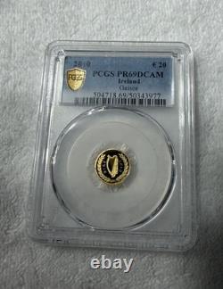 2010 Ireland 20 Euro Gaisce NGC PR 69 DCAM 1 Gram. 999 Gold