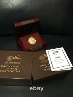 2010-W American Gold Buffalo Proof (1 oz) $50 Coin with Box & COA