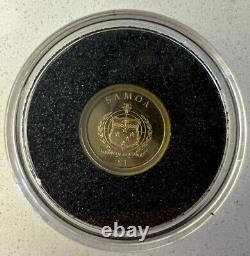 2011 1/2 Gram 24k. 999 Gold Beatification Pope John Paul II $1 Coin
