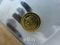 2011 Mexico El Cacao Gold Coin 1.25 gram. 750 Pure
