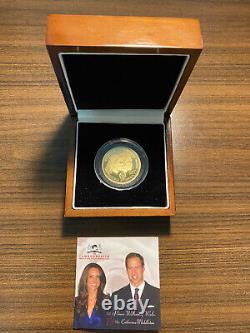 2011 Royal Wedding William and Kate 22 Carat Gold Double Sovereign Gold Coin