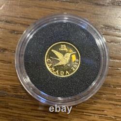 2013 0.5 Gram Fine Gold Canadian Coin Hummingbird