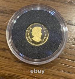 2013 0.5 Gram Fine Gold Canadian Coin Hummingbird