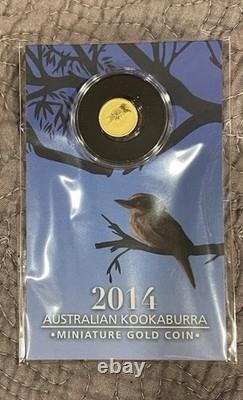 2014 1/2 Gram Gold Kookaburra Coin, RARE Low Mintage