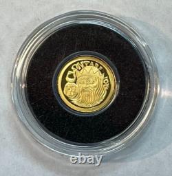 2014 Irish Battle of Clontarff and 2013 Rock of Cashel. 5 gram proof gold coins