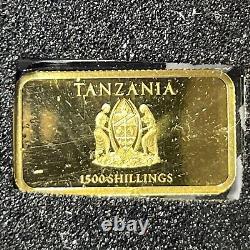 2014 Tanzania 1500 Shilling Three Wise Monkeys (20 Available)(1 Coin Only) Gold